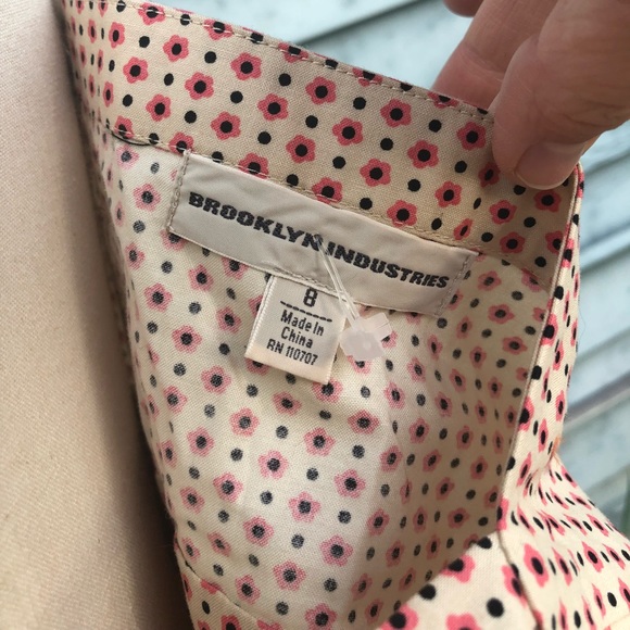 Floral Print Dress with Buttons and Pockets Wiggle - Picture 8 of 8